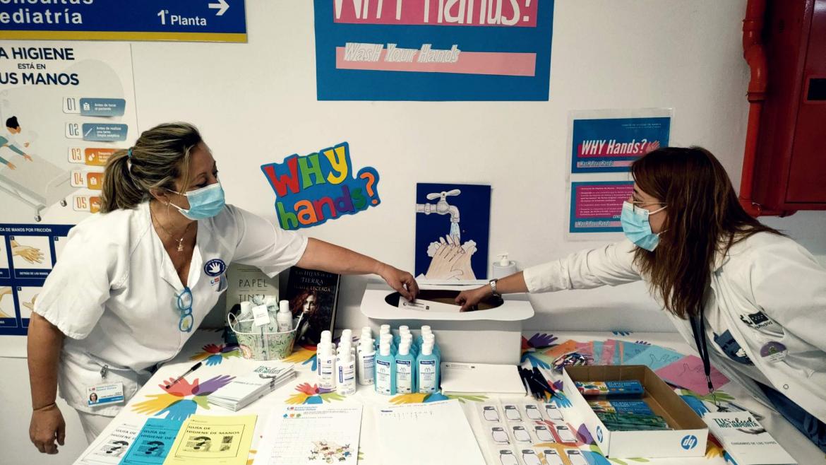 El Hospital Severo Ochoa celebra el Día Mundial de la Higiene de Manos con un concurso de creatividad