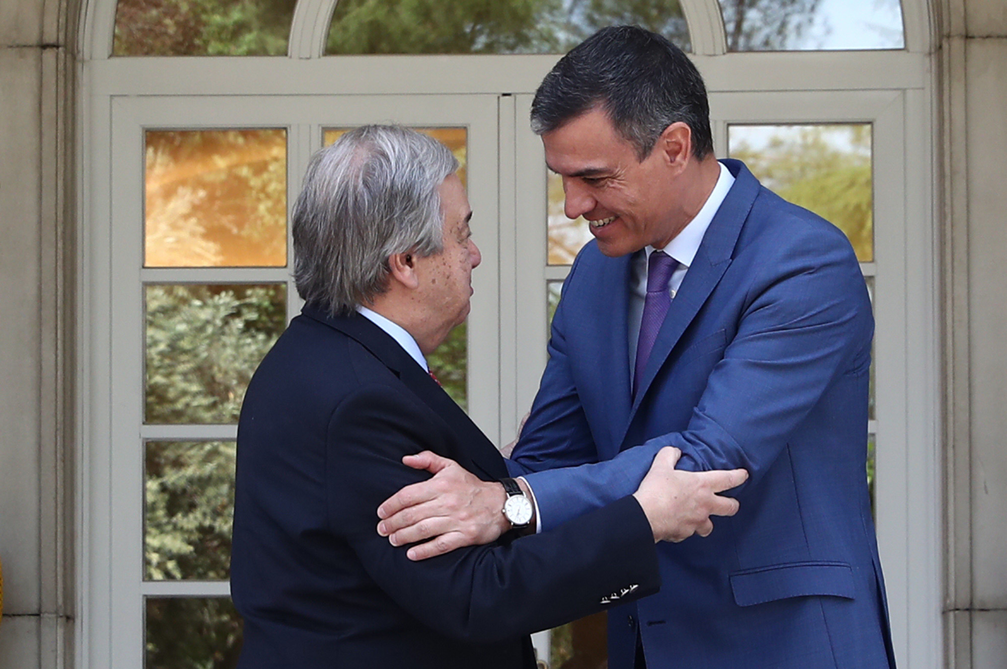 El presidente del Gobierno traslada al secretario general de Naciones Unidas el apoyo de España para poner fin a la agresión rusa en Ucrania