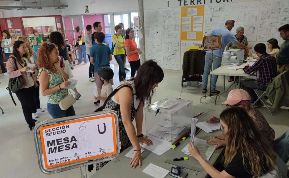 La participació a Montcada i Reixac el 28M a les 14 h és del 30,15%