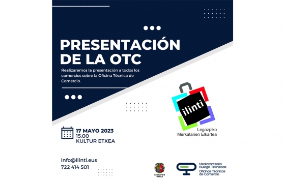 Oficina Técnica de Comercio para todos los comercios de Legazpi