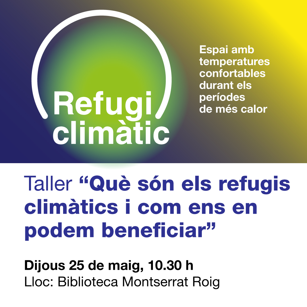 Taller sobre els refugis climàtics i els seus beneficis