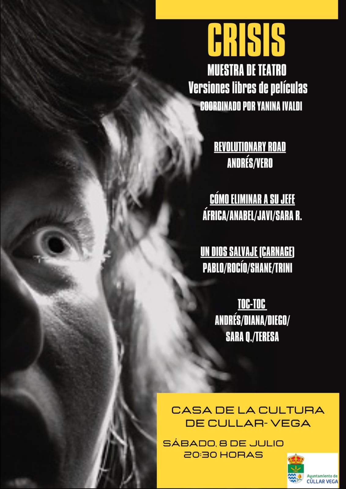 CRISIS, muestra de teatro con versiones libres de películas