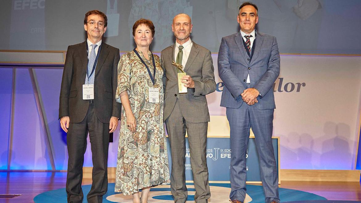 El subdirector gerente del Hospital Clínico San Carlos recibe el premio honorífico 'Afectivo Efectivo'