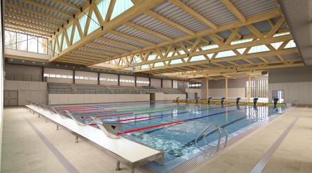 Es reprenen les obres de les instal·lacions de les piscines municipals