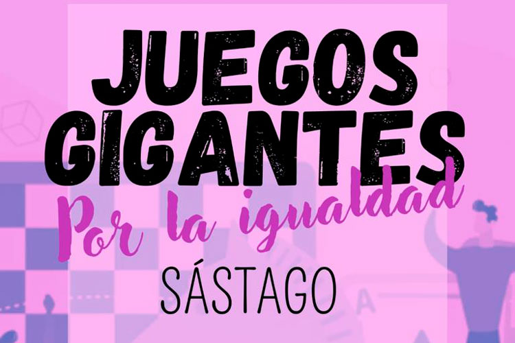 'Juegos gigantes' por la igualdad en Sástago