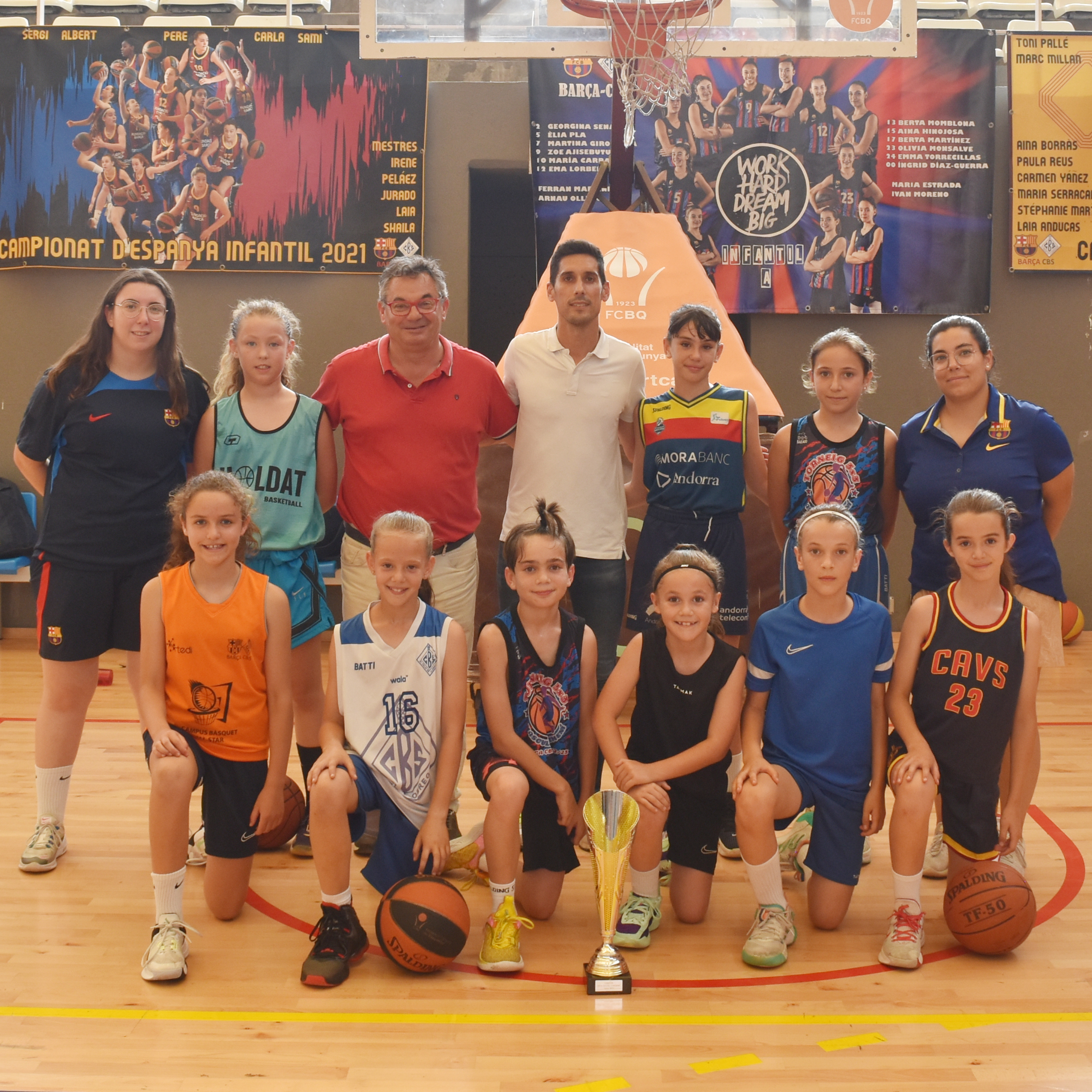 L&#039;Ajuntament reconeix al Pre-Mini del CB Santfeliuenc per guanyar la Copa Puleva