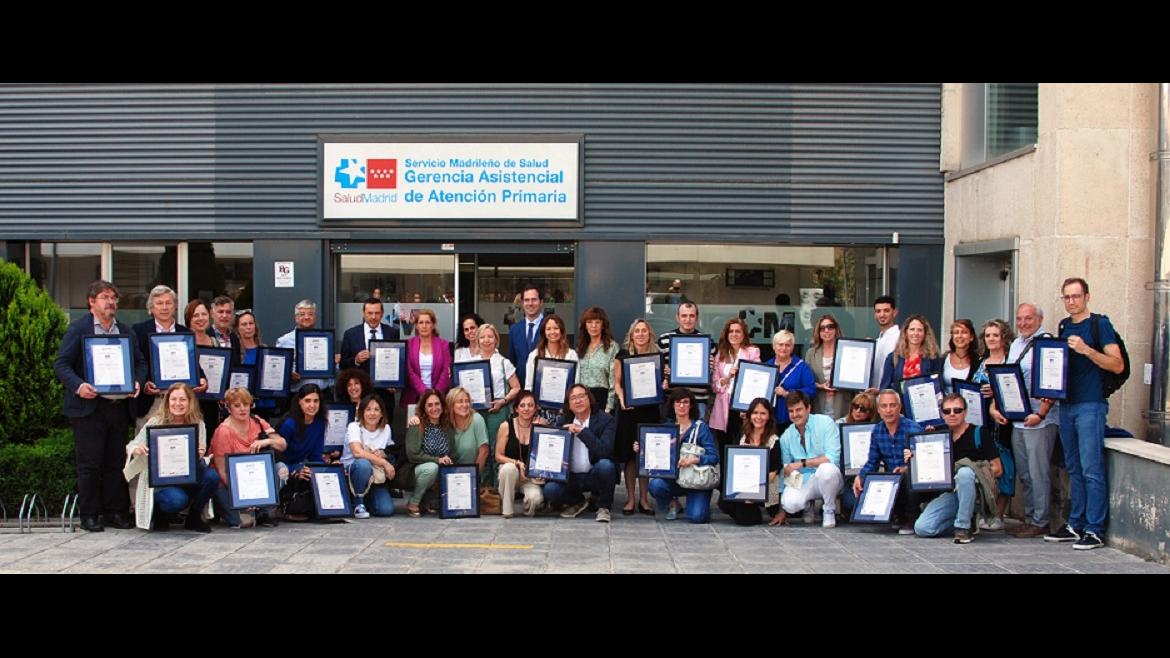 La Gerencia de Atención Primaria y diez centros de salud de la Comunidad de Madrid reciben la certificación ISO 50001 de AENOR