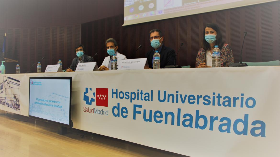 Los hospitales de Fuenlabrada y Alcorcón abordan aspectos prácticos para pacientes sobre la enfermedad inflamatoria intestinal