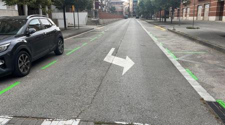 S’amplia l’àrea verda d’aparcament de Primer de Maig i el passeig de la Muntanya