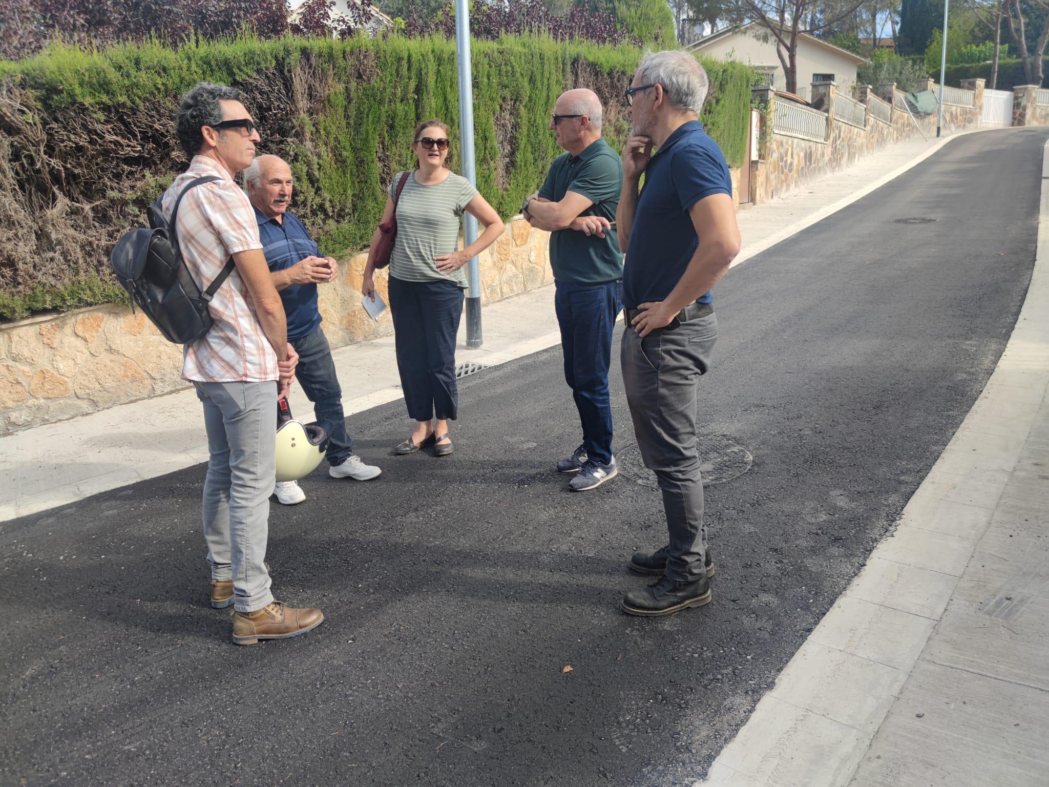 A punt de finalitzar les obres d’urbanització de l’Estany de Gallecs