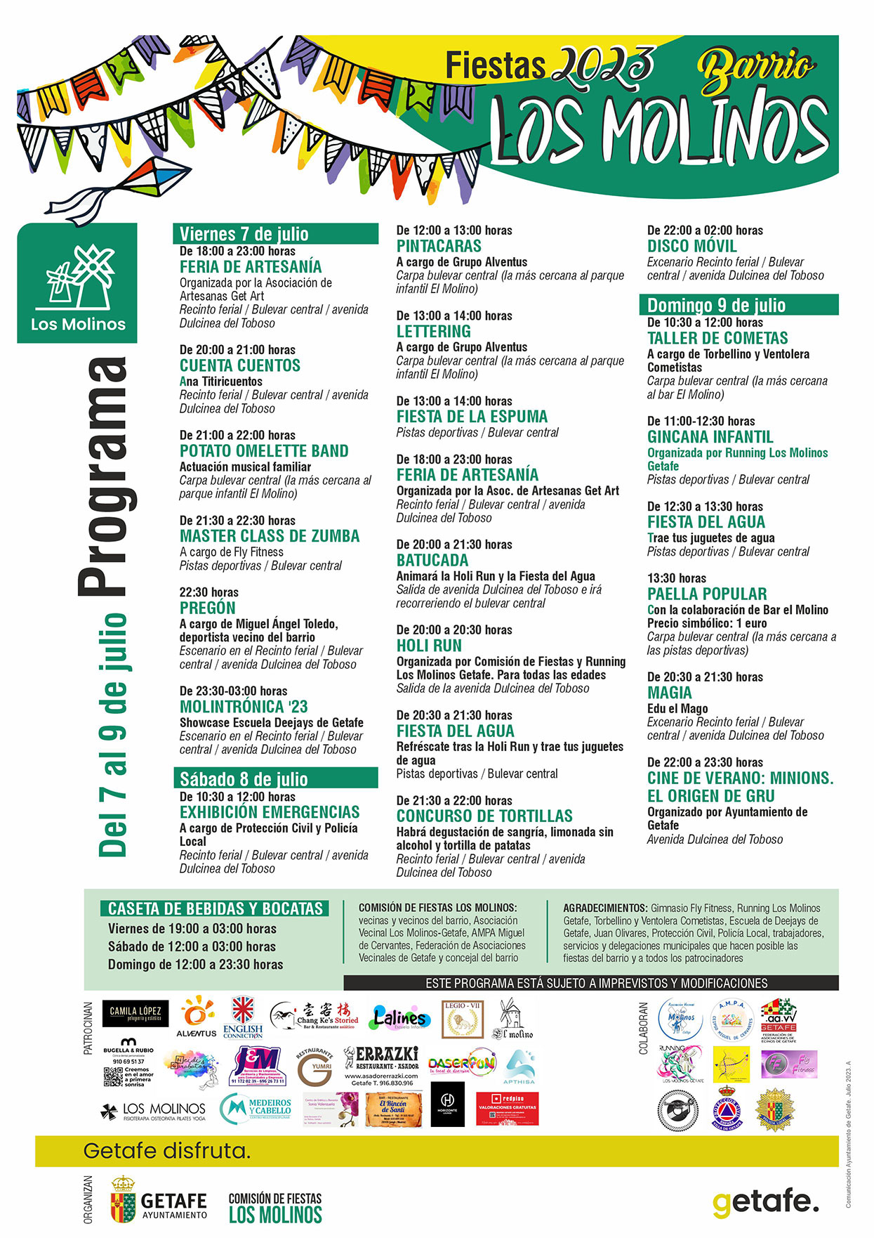 Llegan las Fiestas del barrio de Los Molinos