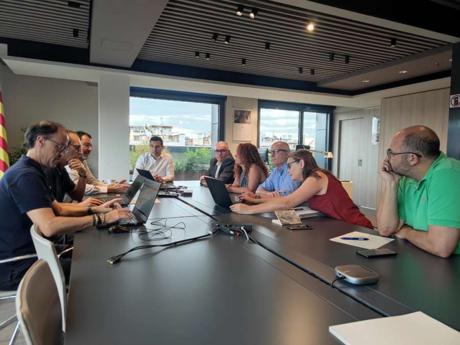 Reunió de l’Ajuntament amb el director general de l’ACA