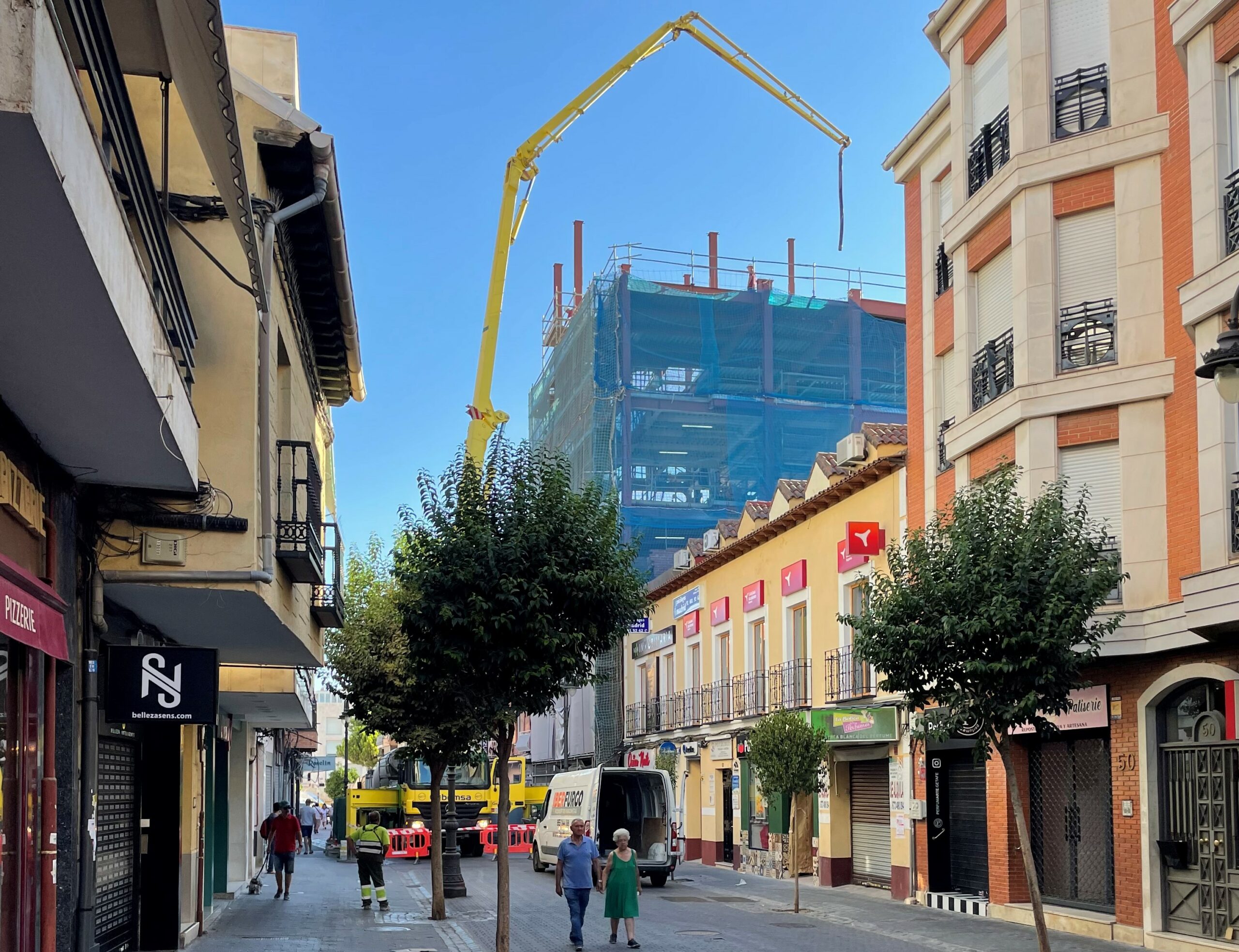 Continúan a buen ritmo las obras de construcción del Centro de Artes Escénicas