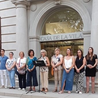 Concentració ciutadana a Sant Feliu per reivindicar un esport lliure de violències masclistes