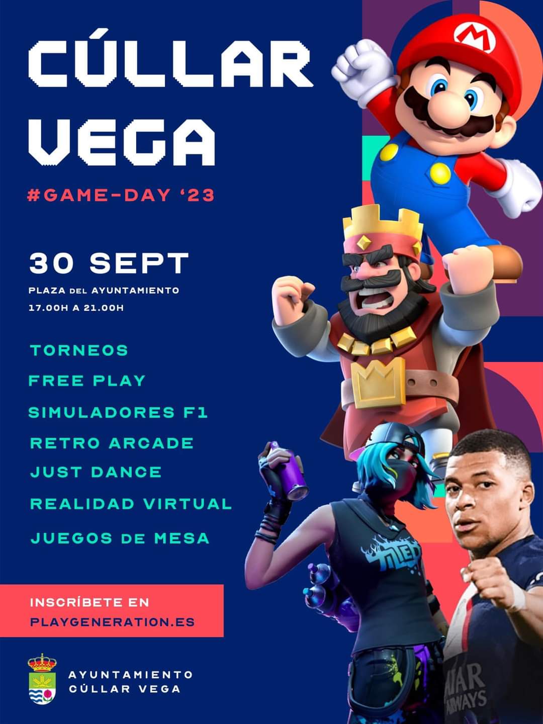 Cúllar Vega Game-Day'23 el 30 de septiembre