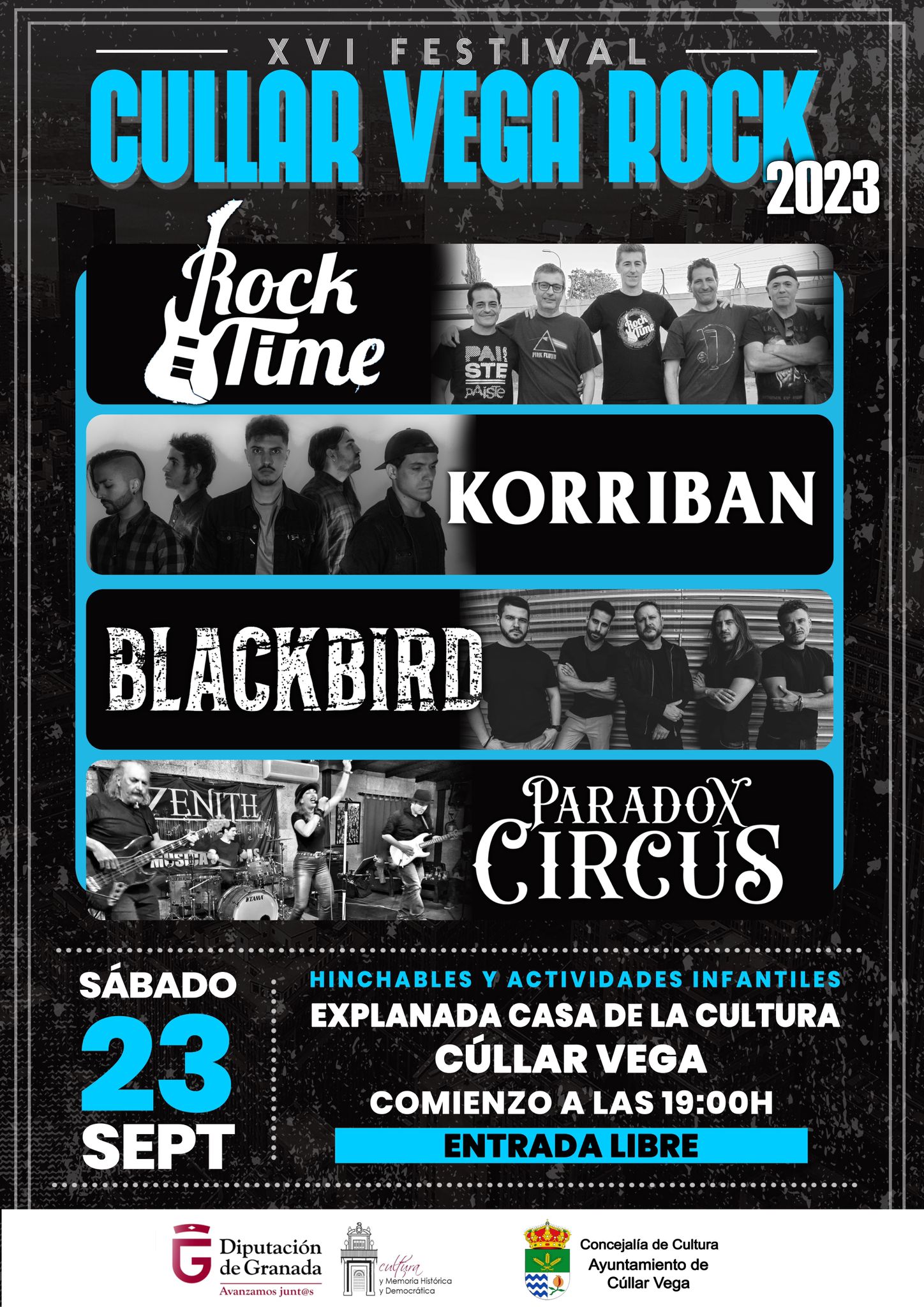 El mejor rock granadino vuelve en la décimosexta edición del Cúllar vega Rock el 23 de septiembre