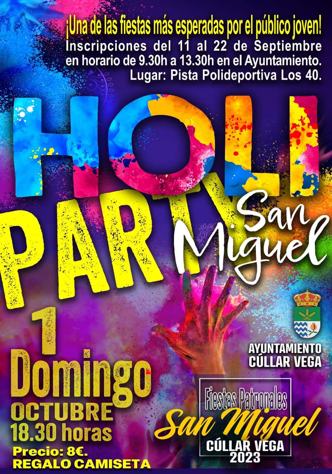 Holi Party San Miguel 2023 en Cúllar Vega