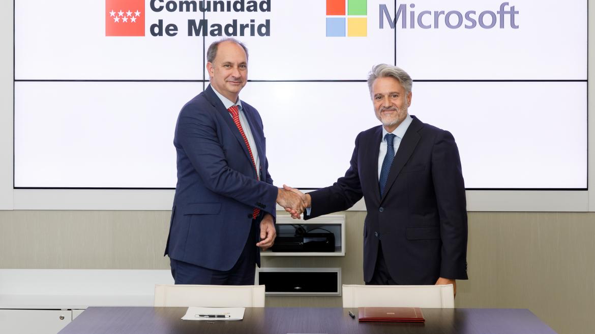 La Comunidad de Madrid se convierte en usuario preferente de la nueva Región Cloud de Microsoft en España