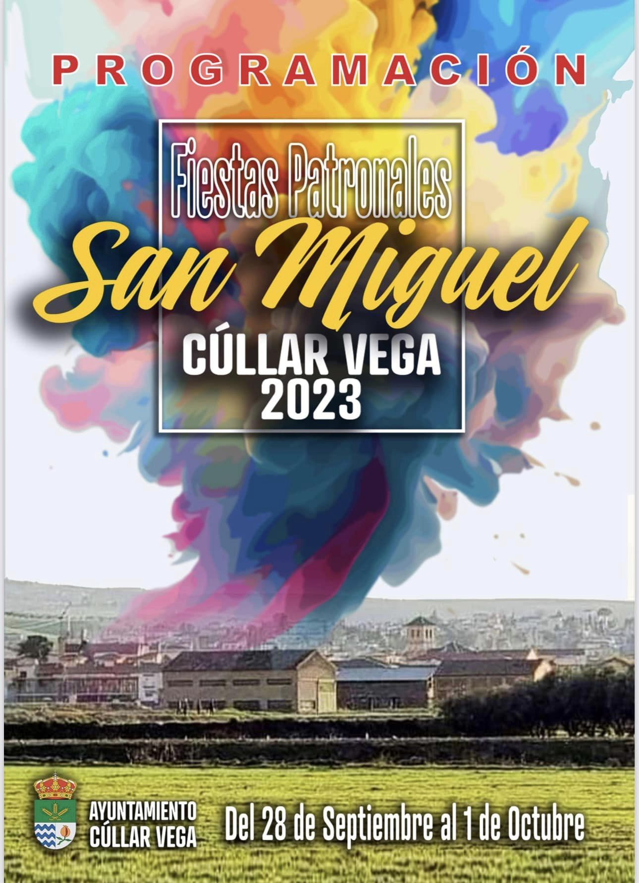 Programación Fiestas de San Miguel 2023 Cúllar Vega