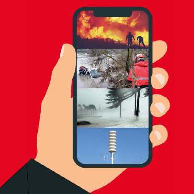 Prova del sistema d&#039;alertes de Protecció Civil al mòbil el 14 de setembre