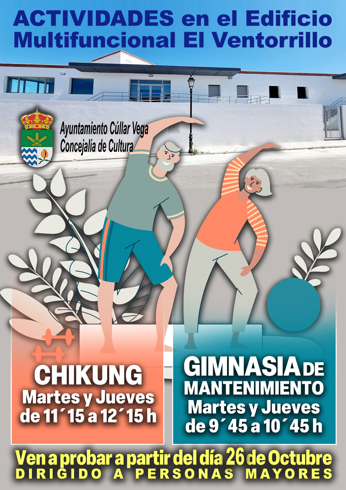 Chikung y Gimnasia de Mantenimiento en el Edificio Multifuncional El Ventorrillo