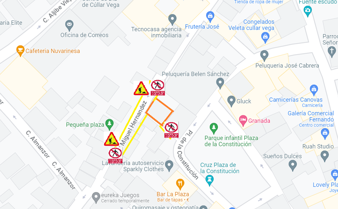 Información afecciones por demolición de vivienda en calle Miguel Hernández y alrededores