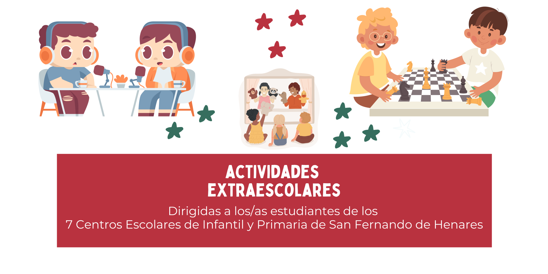 Información sobre las 'Actividades Extraescolares' en los Centros Escolares de Infantil y Primaria