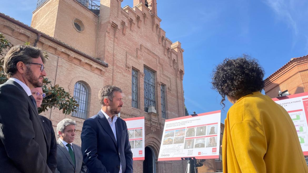 La Comunidad de Madrid entrega al Ayuntamiento de Pinto el reformado convento y la iglesia de la Sagrada Familia