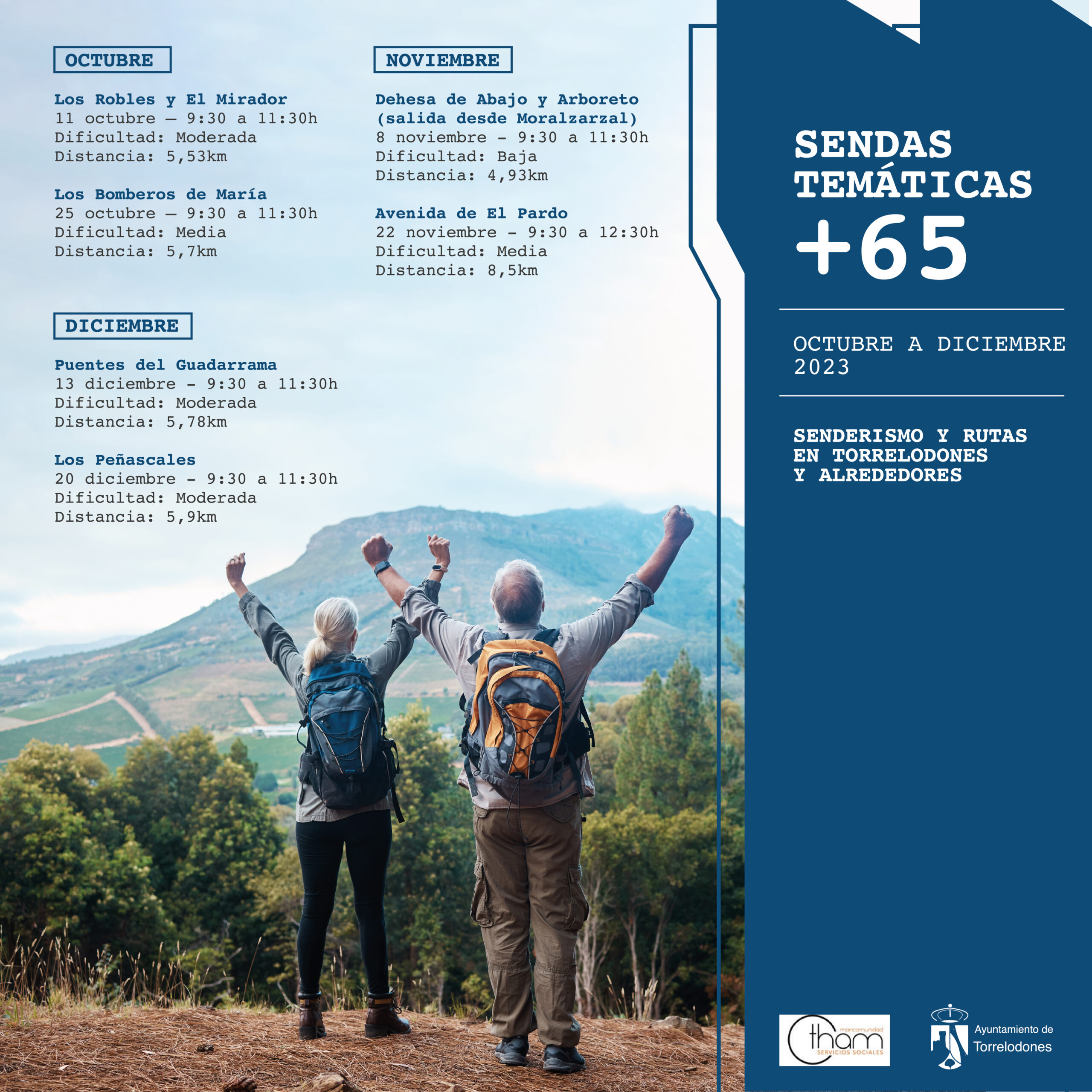 Nueva senda temática para mayores de 65 años