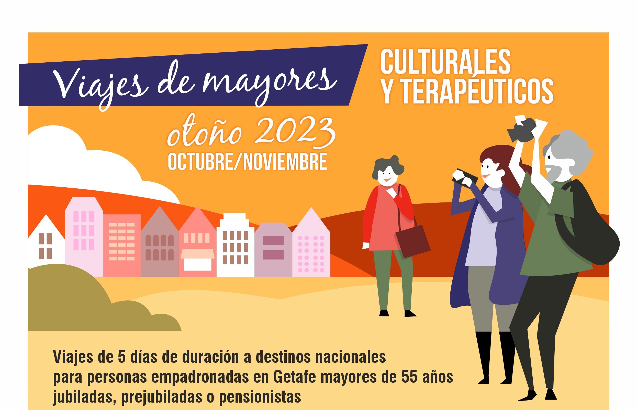 Nuevos viajes culturales y terapéuticos para mayores en octubre y noviembre