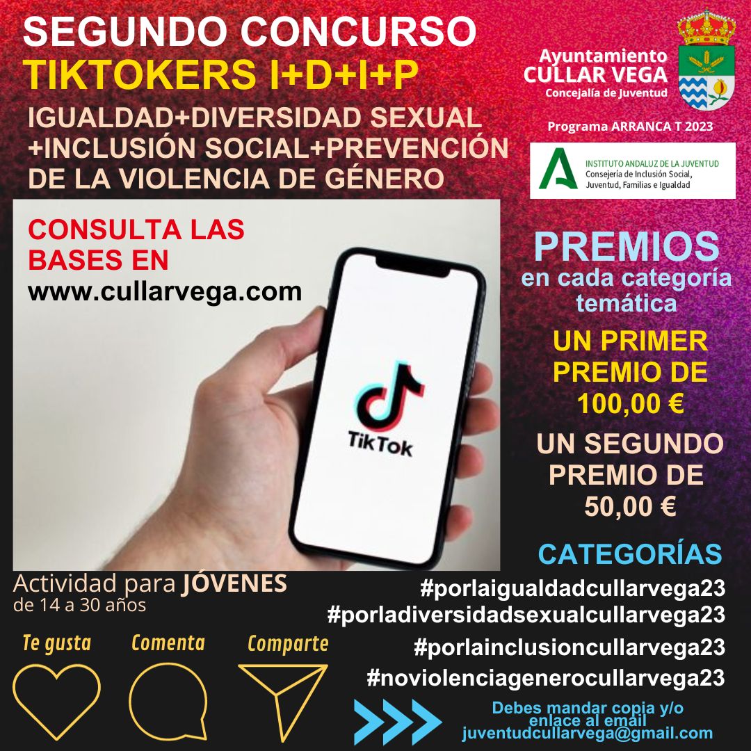 Segundo CONCURSO DE TIKTOKERS I+D+I+P