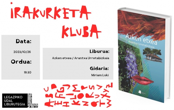 Sesión del club de lectura en castellano, el 26 de octubre