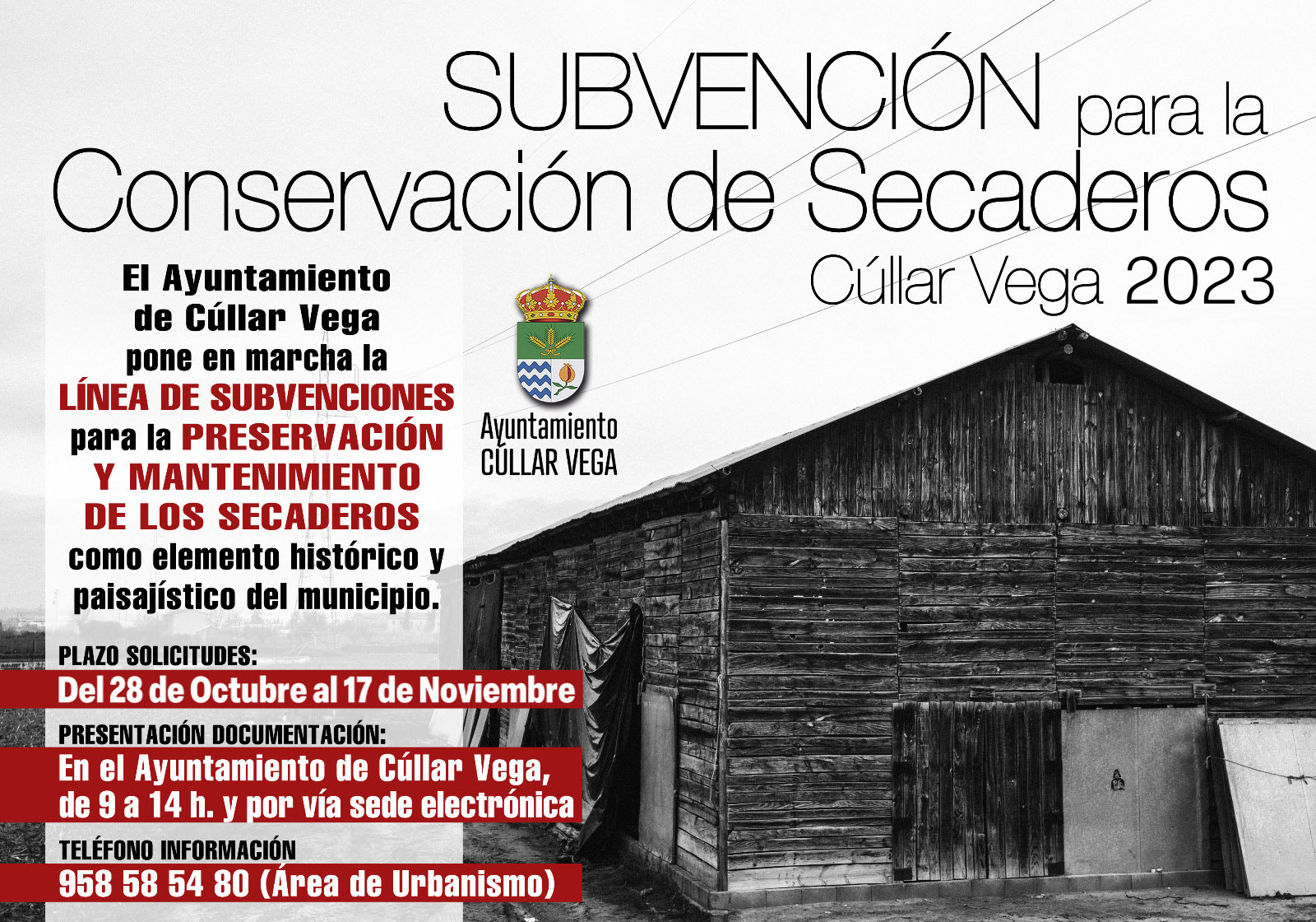 Subvenciones Conservación de Secaderos – 2023