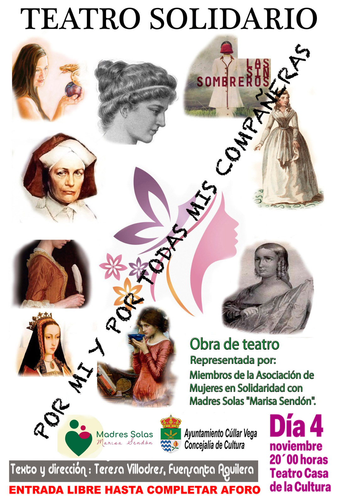Una obra solidaria en Cúllar Vega ayudará a visibilizar la Asociación de Madres Solas ‘Marisa Sendón’