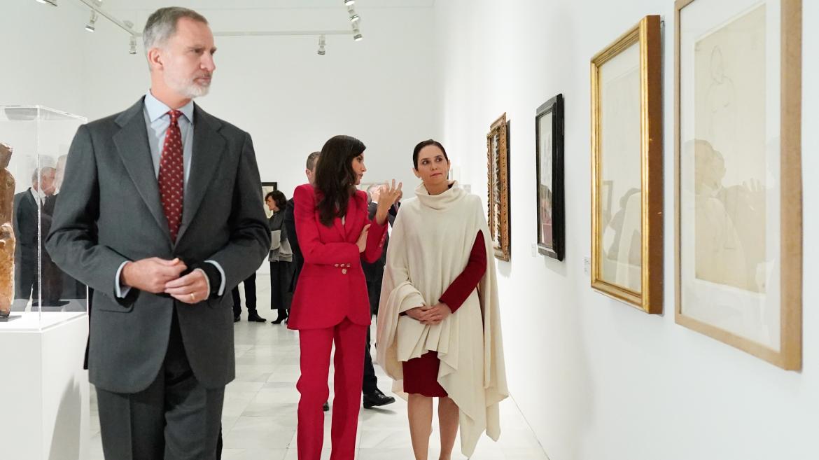 Díaz Ayuso asiste a la inauguración de la exposición Picasso 1906. La gran transformación, presidida por Sus Majestades los Reyes