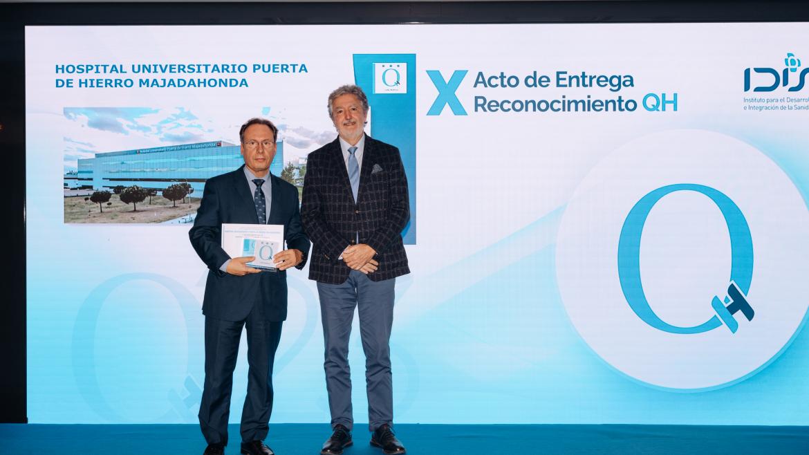 El Hospital Puerta de Hierro, premiado con la máxima categoría en el reconocimiento Quality Healthcare (QH)
