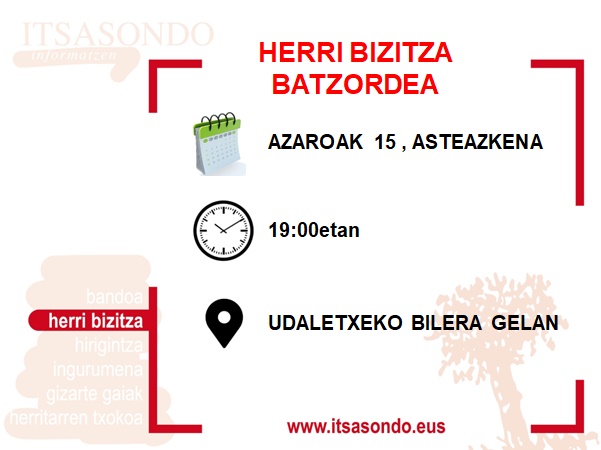 Herri bizitza batzordea