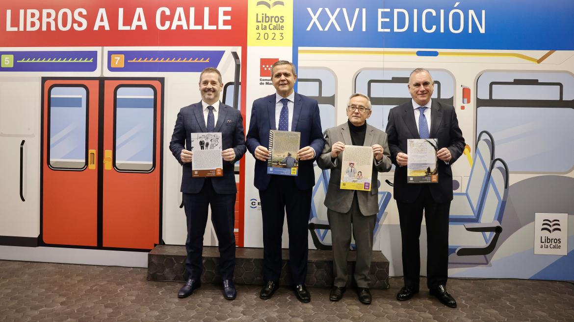 La Comunidad de Madrid instalará en Metro y autobuses 7.200 vinilos con fragmentos literarios para celebrar una nueva edición de Libros a la Calle