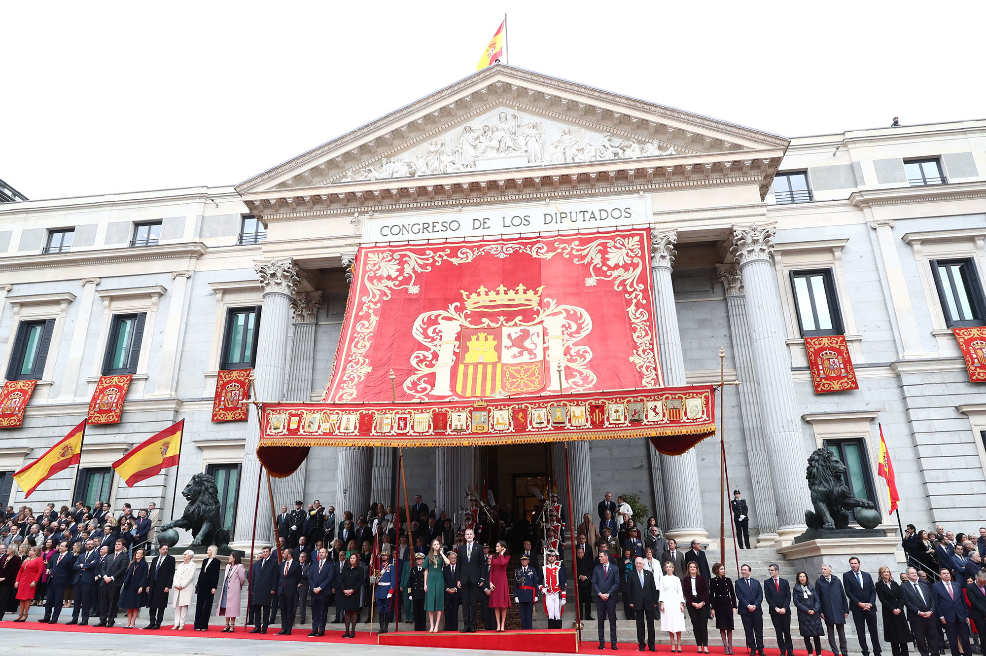La Moncloa. 29/11/2023. Pedro Sánchez asiste a la sesión de apertura de las Cortes Generales de la XV Legislatura [Presidente/Actividad]