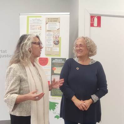 La coordinadora estatal de la Xarxa d&#039;Escoles de la UNESCO visita Sant Feliu