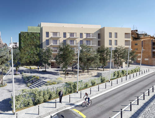 Nou pas per completar la urbanització de la plaça Alfons Comín