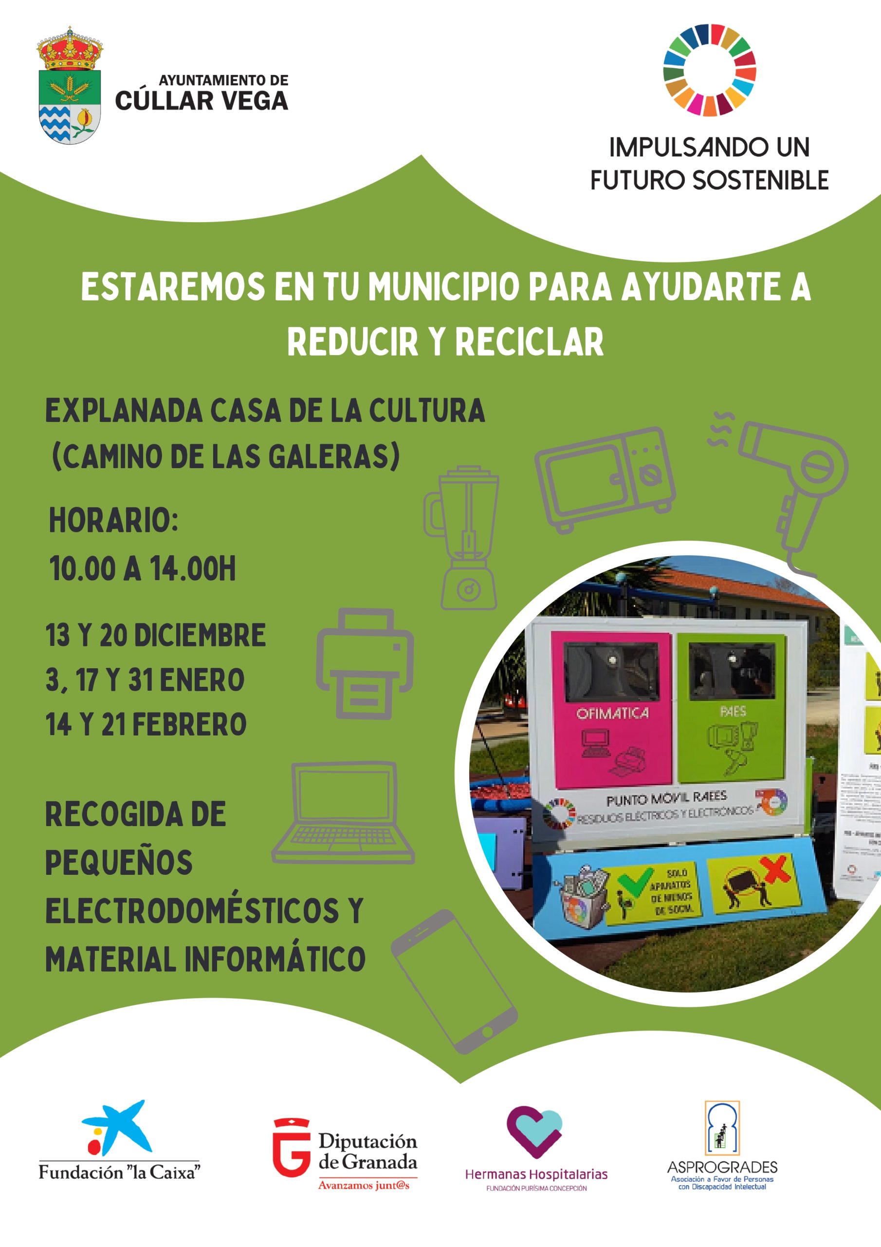 Punto Limpio Móvil de diciembre 2023 a febrero de 2024