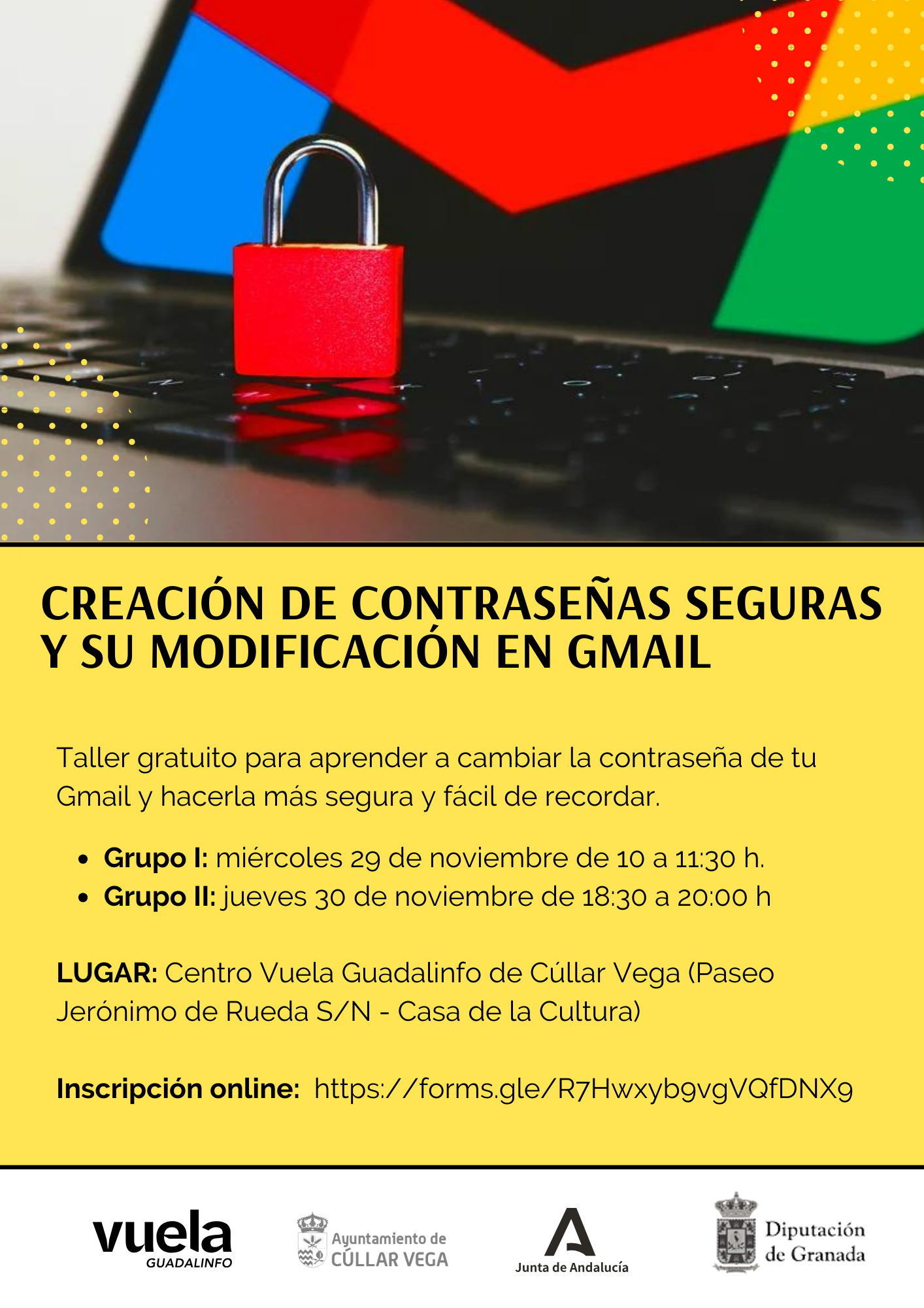 Taller de Creación de Contraseñas Seguras y su modificación en Gmail