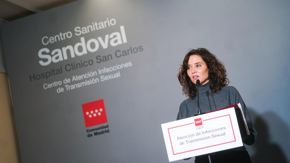 Díaz Ayuso anuncia dos nuevos centros públicos sanitarios especializados en infecciones de transmisión sexual en Alcorcón y Chamberí
