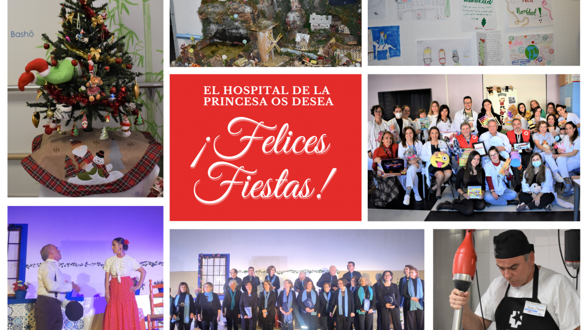 El grupo de teatro y el coro del Hospital de La Princesa celebran la Navidad con pacientes y profesionales