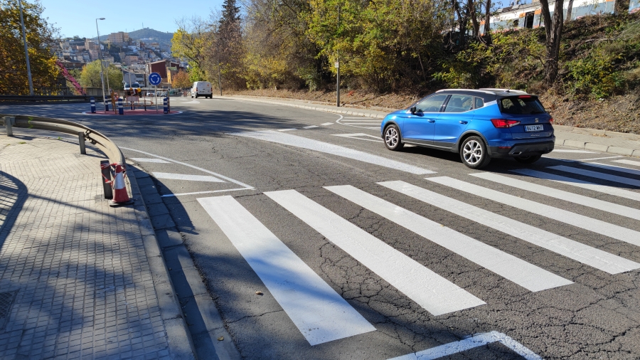 Finalitzades les obres al pont aeri de l’avinguda de la Unitat