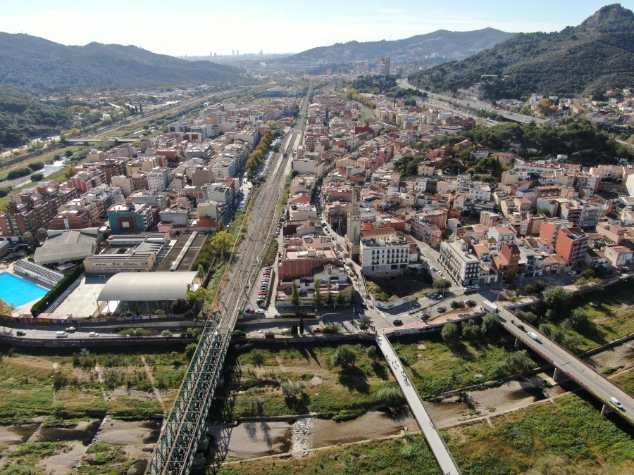 Montcada i Reixac, des de l’aire