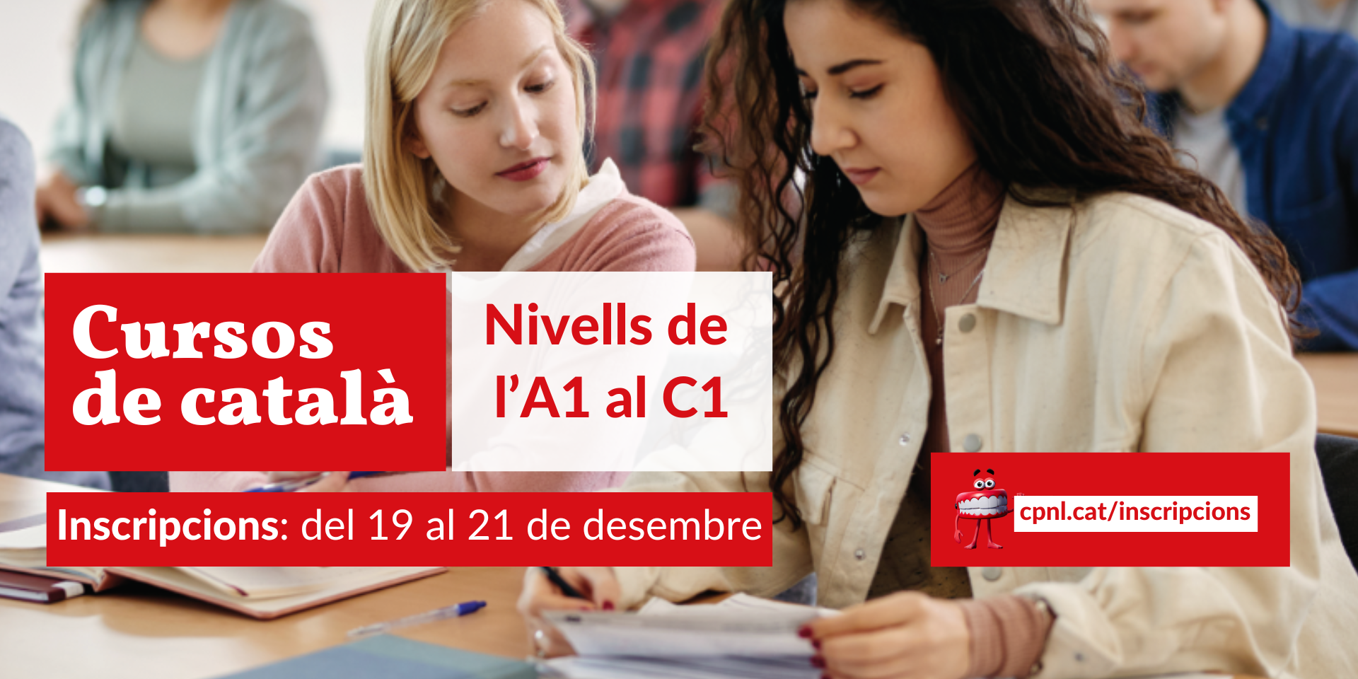 Se abren las inscripciones a los cursos de catalán del CNL del primer trimestre de 2024