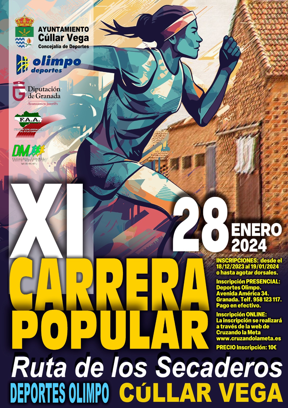 Abierto el plazo de inscripción para la XI Carrera Popular "Ruta de los secaderos-Deportes Olimpo"