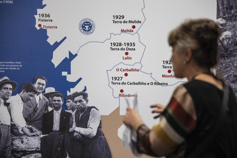 A exposición Luz na terra. o seminario de estudos galegos, unha institución de alta cultura despídese hoxe do Museo Gaiás